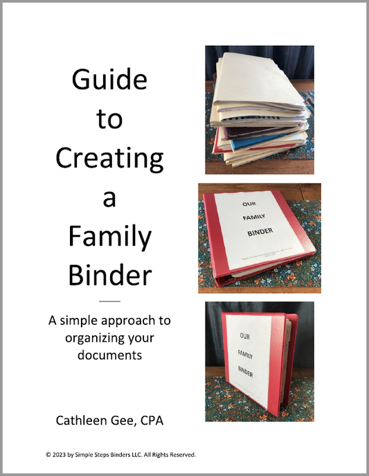 Guide to Creating a Family Binder (Digital Download)