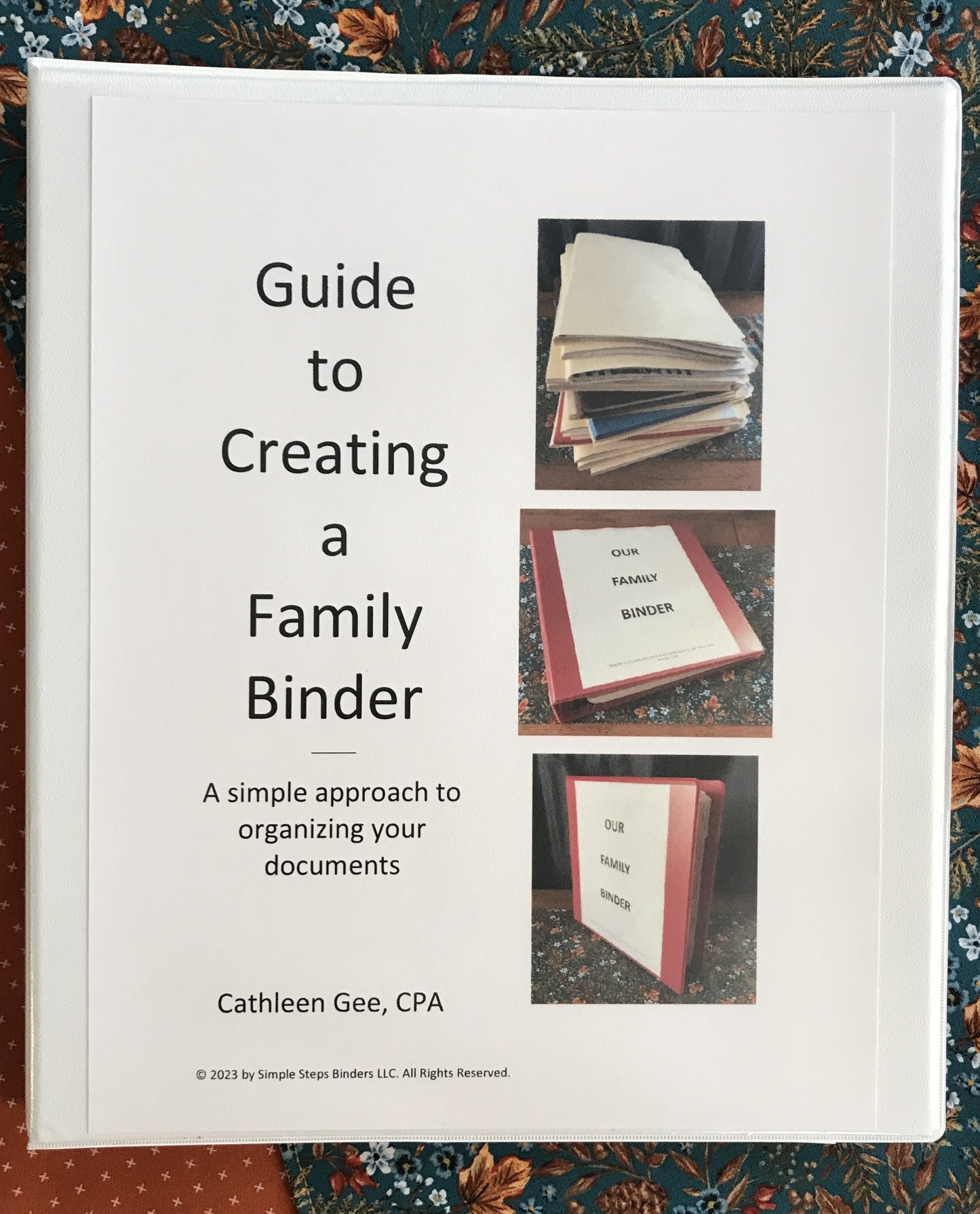 Guide to Creating a Family Binder (Physical Binder)